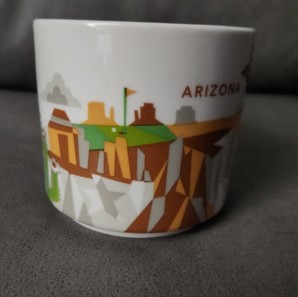 Syarbucks Arizona Souvenir Mug with Colorful Design